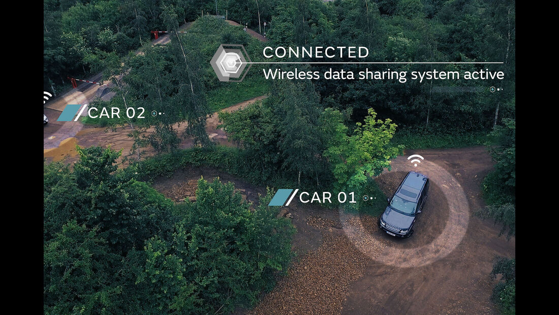 Land Rover autonomes Fahren im Gelände