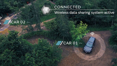 Land Rover autonomes Fahren im Gelände