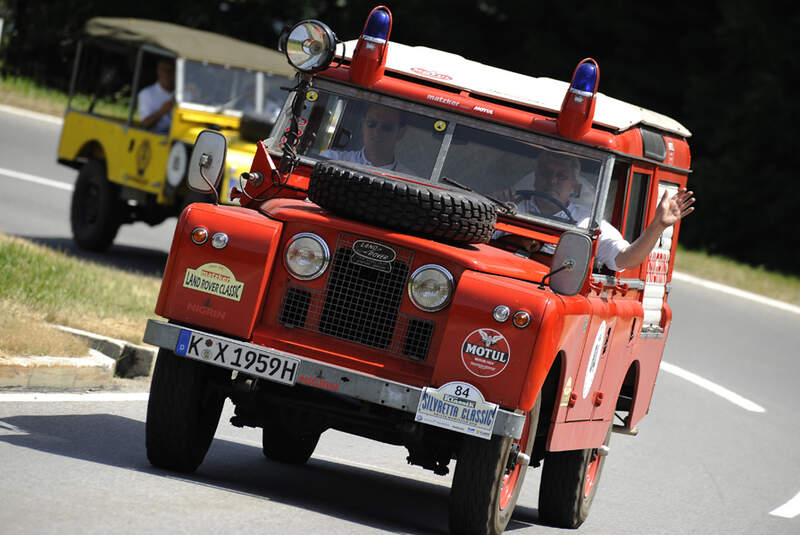 Land Rover bei der Silvretta Classic 2010 