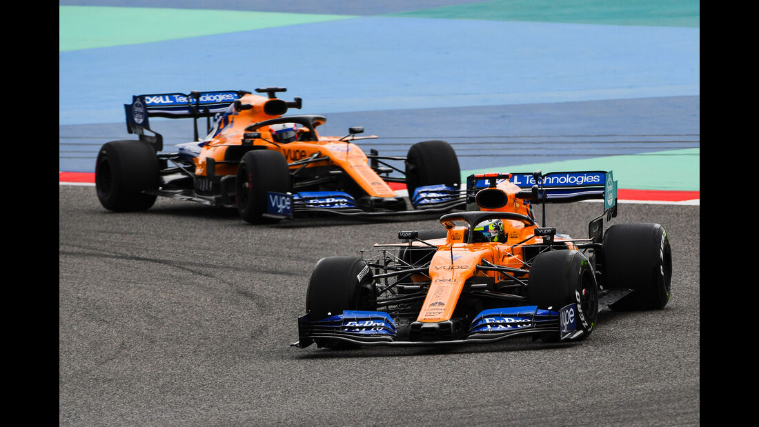 Lando Norris & Carlos Sainz - McLaren - F1-Test Bahrain - 3. April 2019