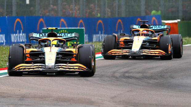 Lando Norris & Daniel Ricciardo - McLaren - GP Emilia Romagna - Imola - 2022