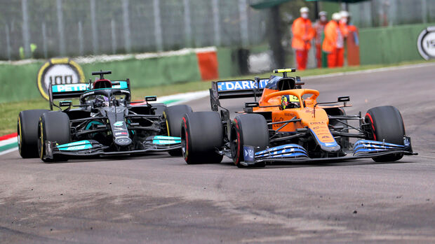 Lando Norris & Lewis Hamilton - GP Imola 2021