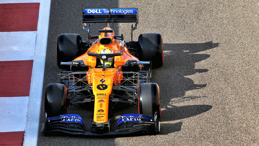 Lando Norris - McLaren - F1-Test - Abu Dhabi - 3. Dezember 2019