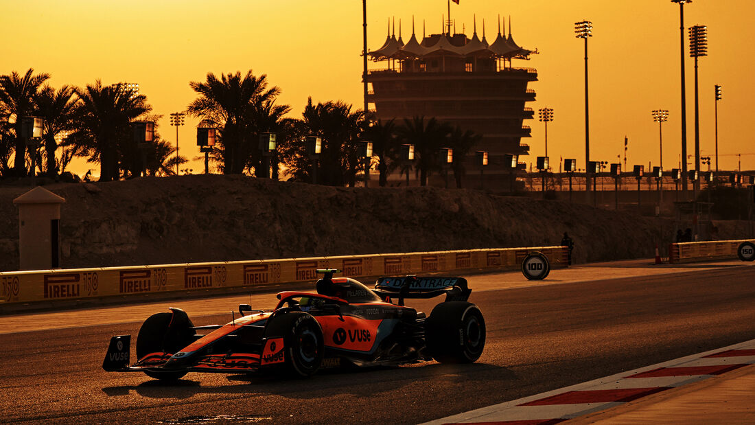 Lando Norris - McLaren - F1-Test Bahrain - Tag 1 - 10. März 2022