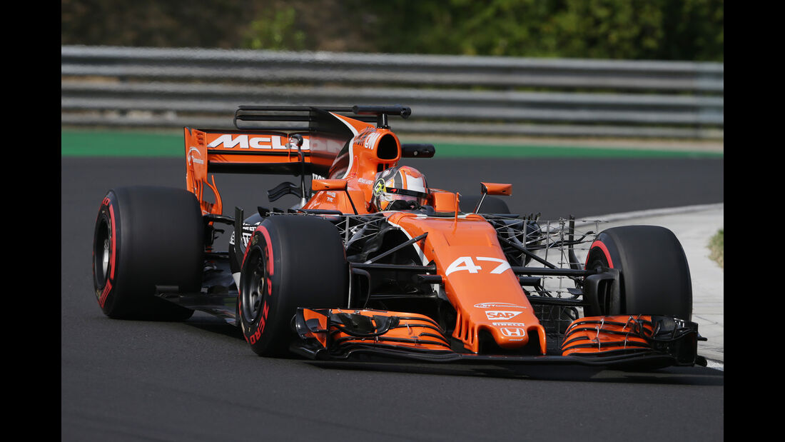 Lando Norris - McLaren - Formel 1 - Budapest - Test - 2. August 2017