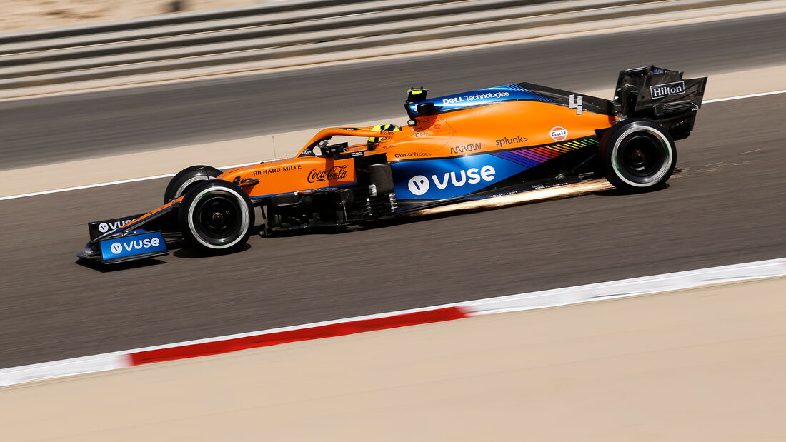 Lando Norris - McLaren - Formel 1 - GP Bahrain - Freitag - 26.3.2021