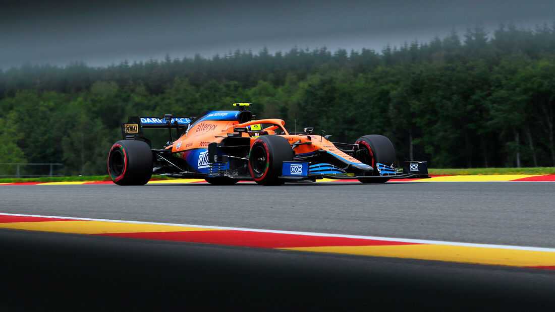 Lando Norris - McLaren - Formel 1 - GP Belgien - Spa-Francorchamps - 27. August 2021