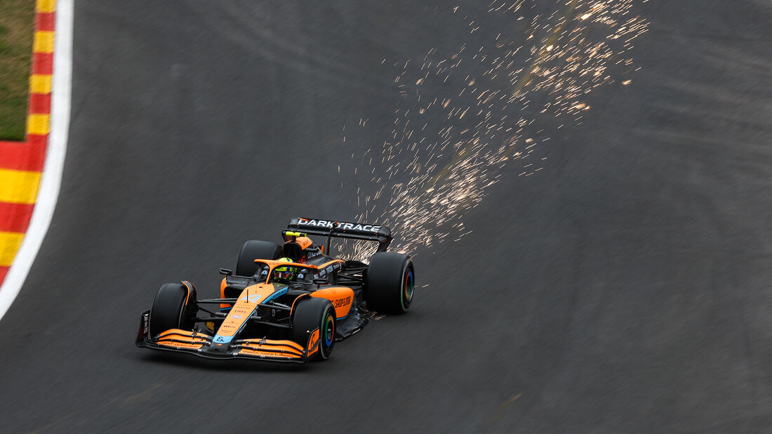 Lando Norris - McLaren - Formel 1 - GP Belgien - Spa-Francorchamps - 27. August 2022