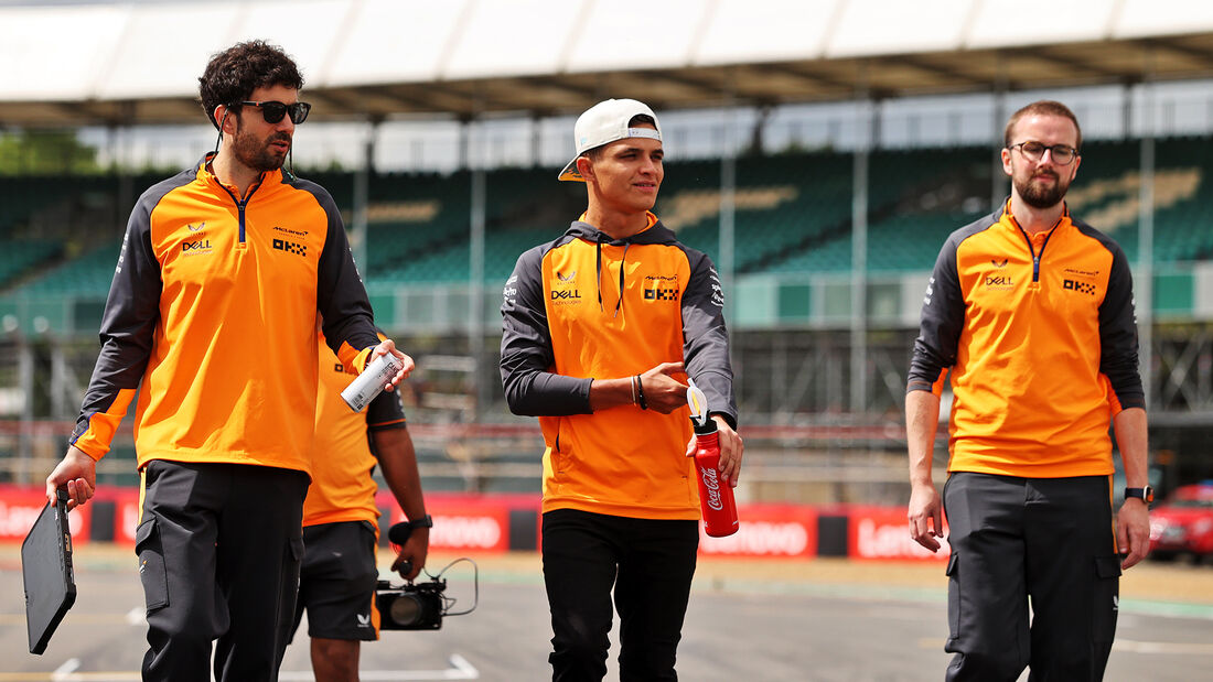 Lando Norris - McLaren - Formel 1 - GP England  - Silverstone - 30. Juni 2022