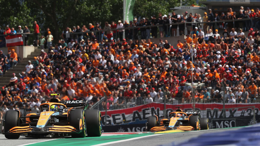 Lando Norris - McLaren - Formel 1 - GP Österreich 2022 - Spielberg - Rennen