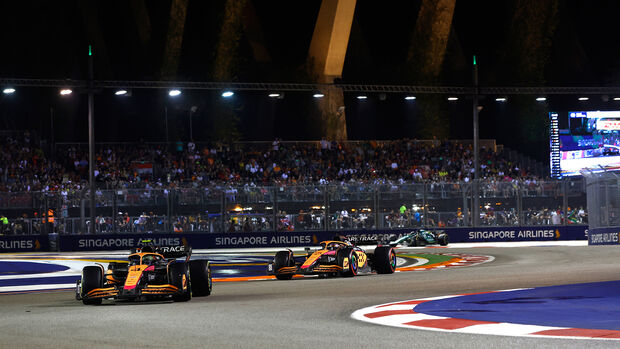 Lando Norris - McLaren - Formel 1 - GP Singapur 2022 - Rennen