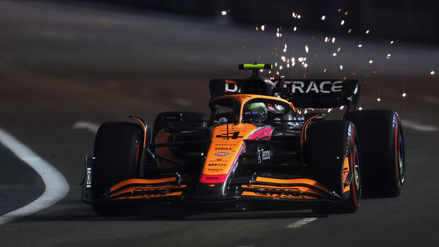 Lando Norris - McLaren - Formel 1 - GP Singapur - Qualifikation - 1.10.2022