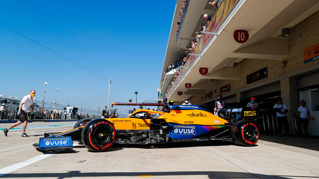 Lando Norris - McLaren - Formel 1 - GP USA - Austin - Freitag - 22.10.2021