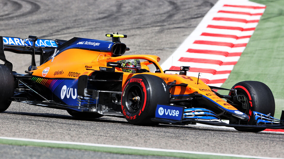 Lando Norris - McLaren - Formel 1 - Test - Bahrain - 14. März 2021