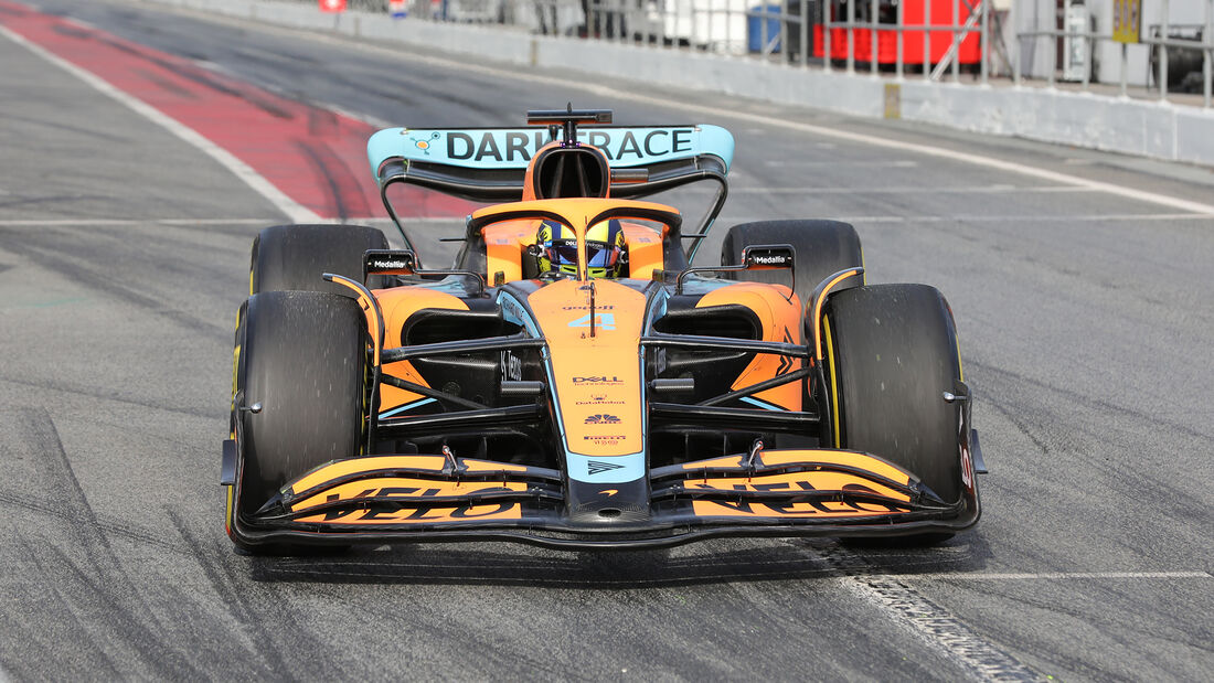 Lando Norris - McLaren - Formel 1 - Test - Barcelona 2022 - 23. Februar 2022