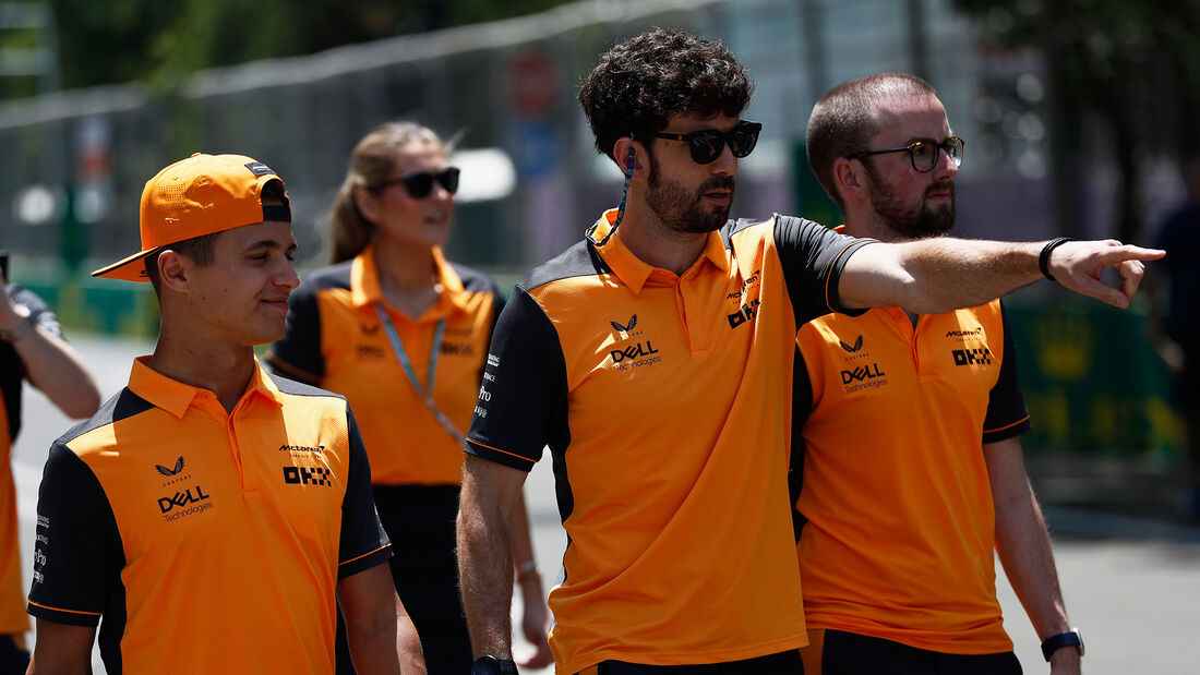 Lando Norris - McLaren - GP Aserbaidschan - Baku - Formel 1 - Donnerstag - 9.6.2022