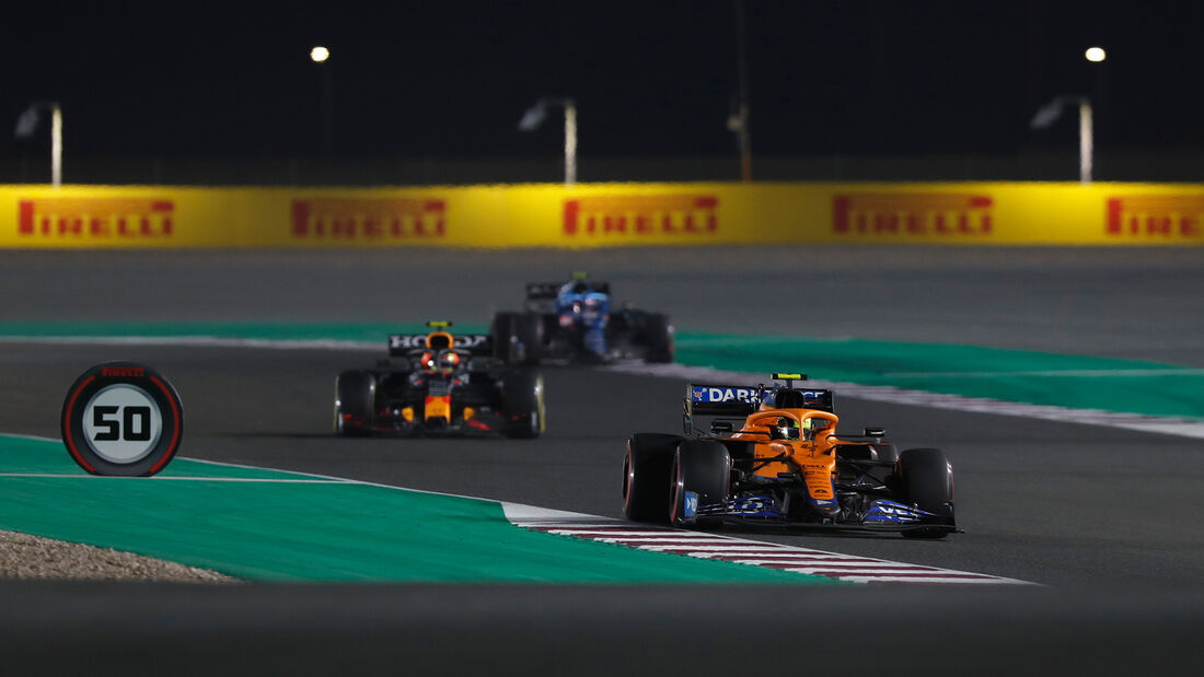 Lando Norris - McLaren - GP Katar 2021 - Rennen
