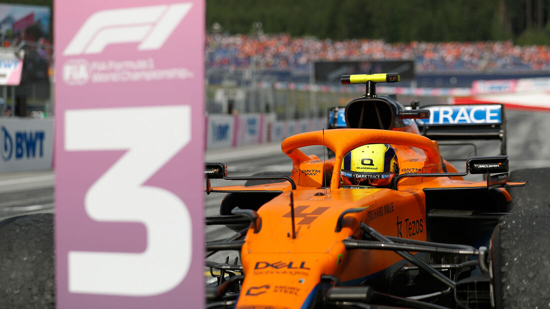 Lando Norris - McLaren - GP Österreich 2021 - Speilberg - Rennen