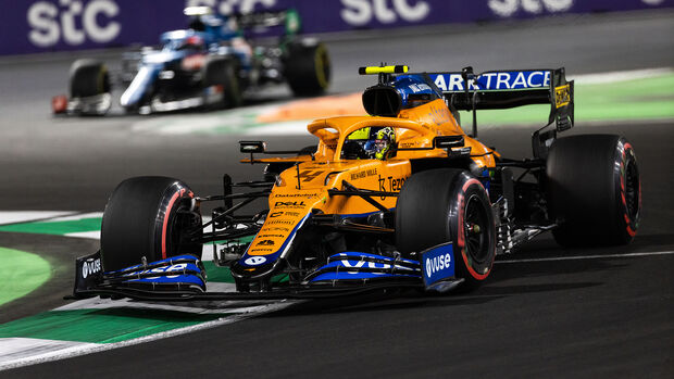 Lando Norris - McLaren - GP Saudi-Arabien 2021 - Jeddah - Rennen