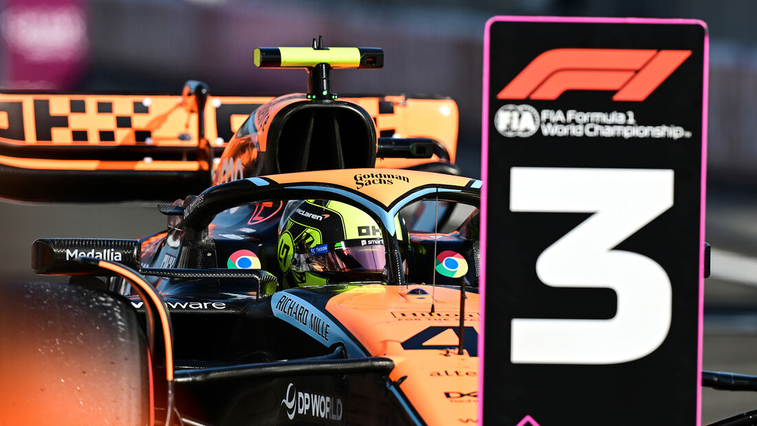 Lando Norris - McLaren - GP Ungarn 2023 - Budapest - Formel 1 - Qualifikation