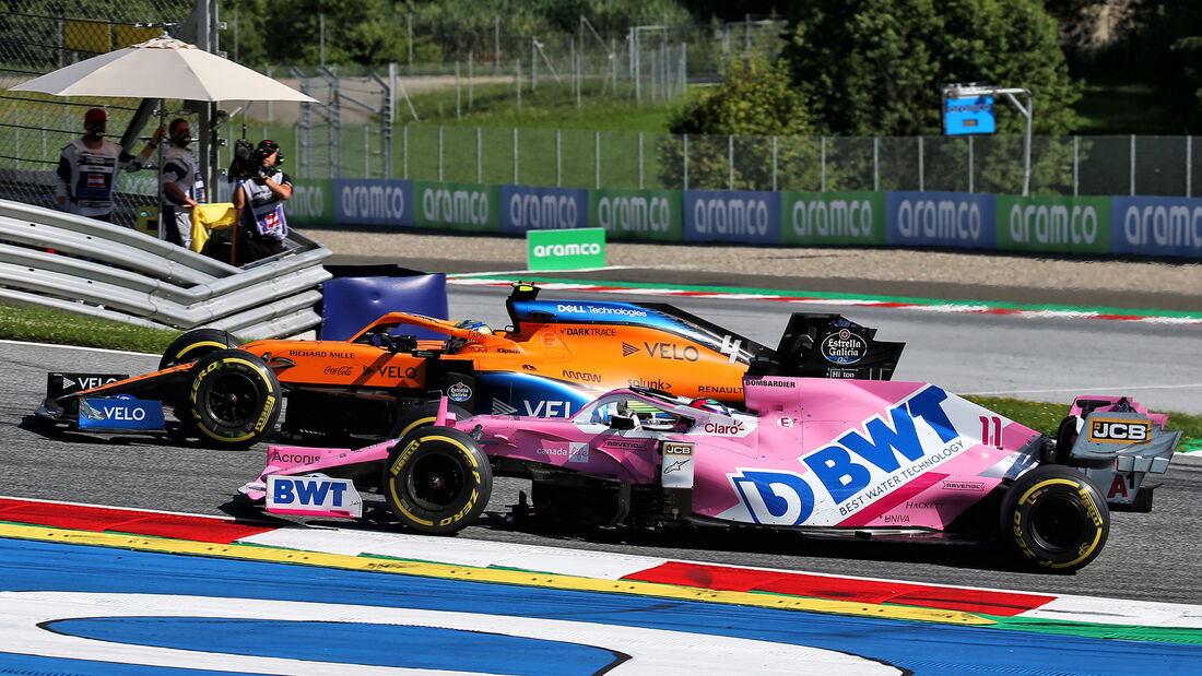 Lando Norris & Sergio Perez - Formel 1 - GP Österreich - Spielberg - 5. Juli 2020