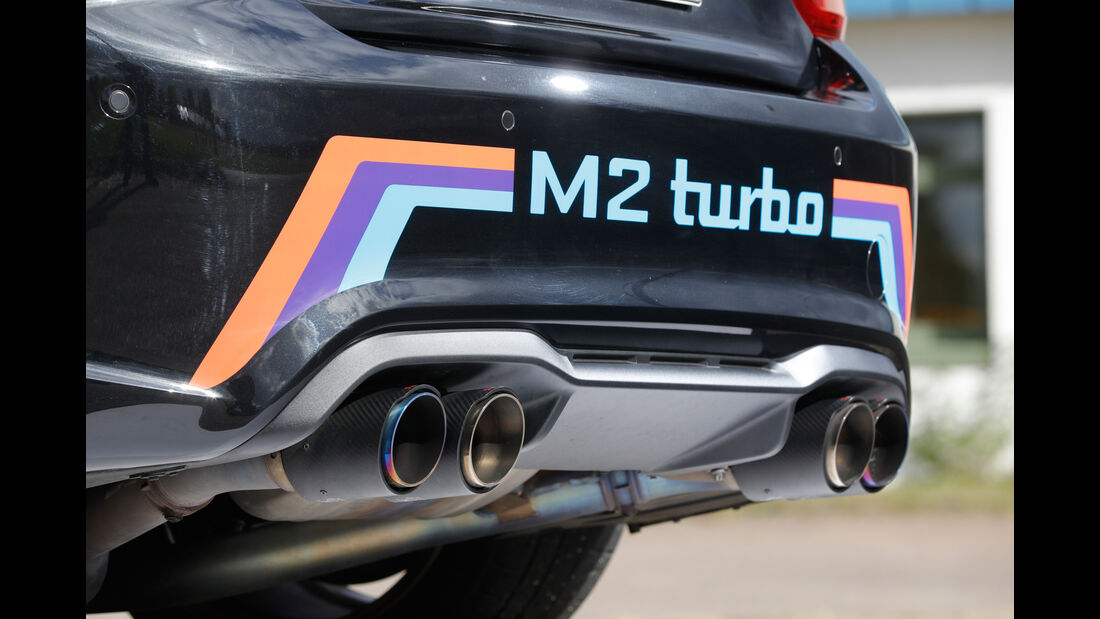 Laptime Performance-BMW M2, Endrohre