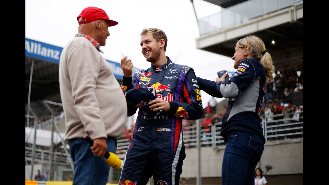 Lauda & Vettel - GP Brasilien 2013