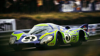 Le Mans 1970: Porsche 917 Langheck "Hippie" (#3), Gérard Larrousse und Willi Kauhsen