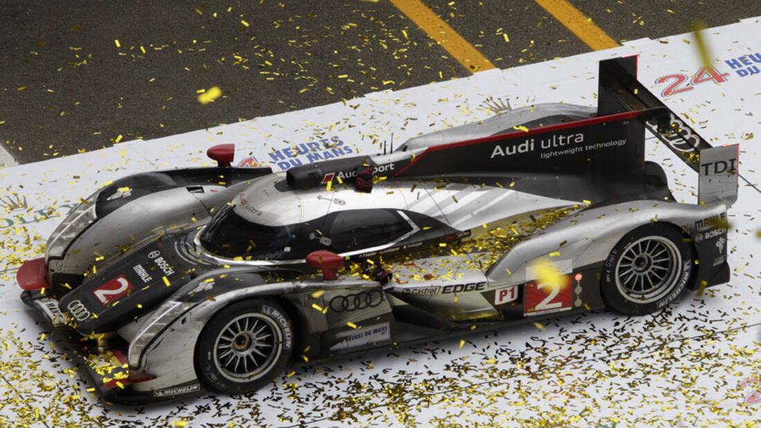 Le Mans 2011 Audi Sieger Lotterer Fässler Treluyer