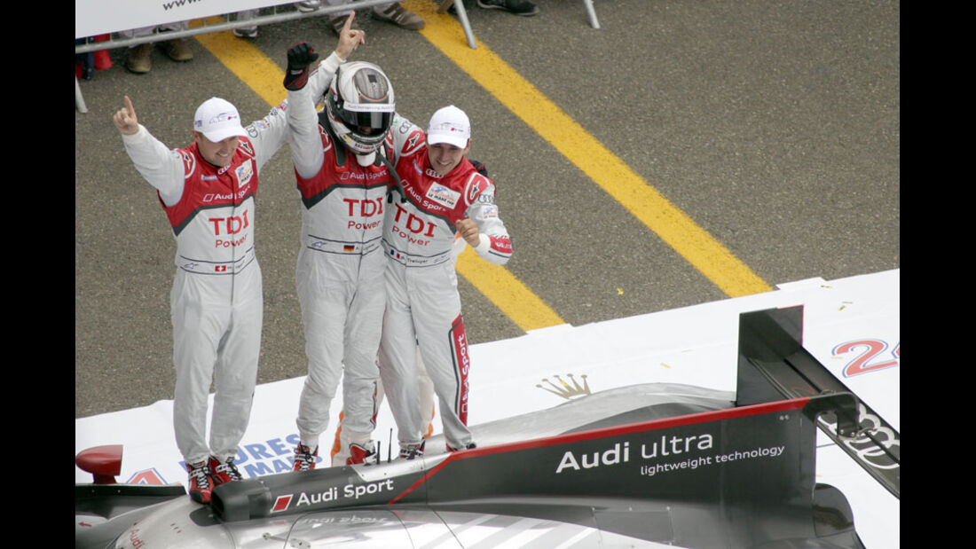 Le Mans 2011 Audi Sieger Lotterer Fässler Treluyer