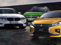 Leasing Privat Angebote Collage BMW VW Mitsubishi