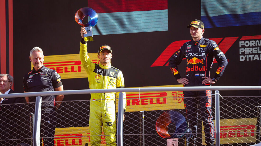 Leclerc - Verstappen - GP Italien 2022 - Monza - Rennen