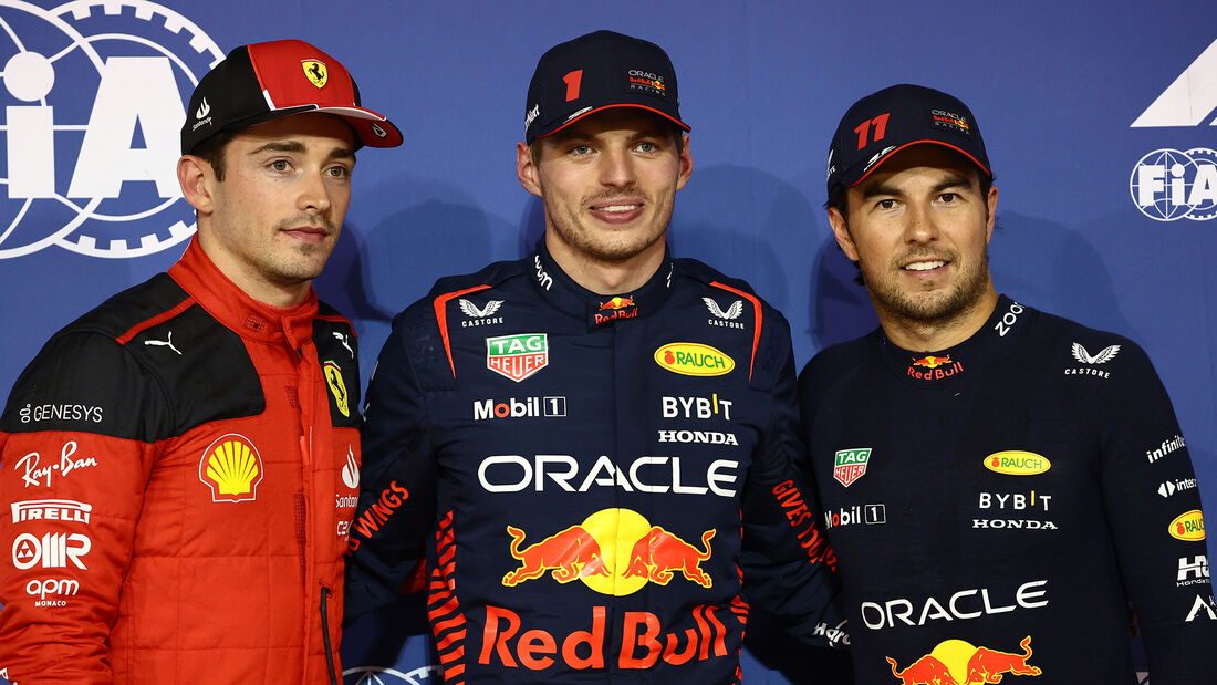 Leclerc - Verstappen - Perez - GP Bahrain 2023 - Qualifikation