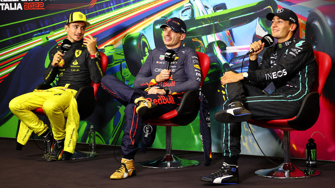 Leclerc, Verstappen & Russell - GP Italien 2022