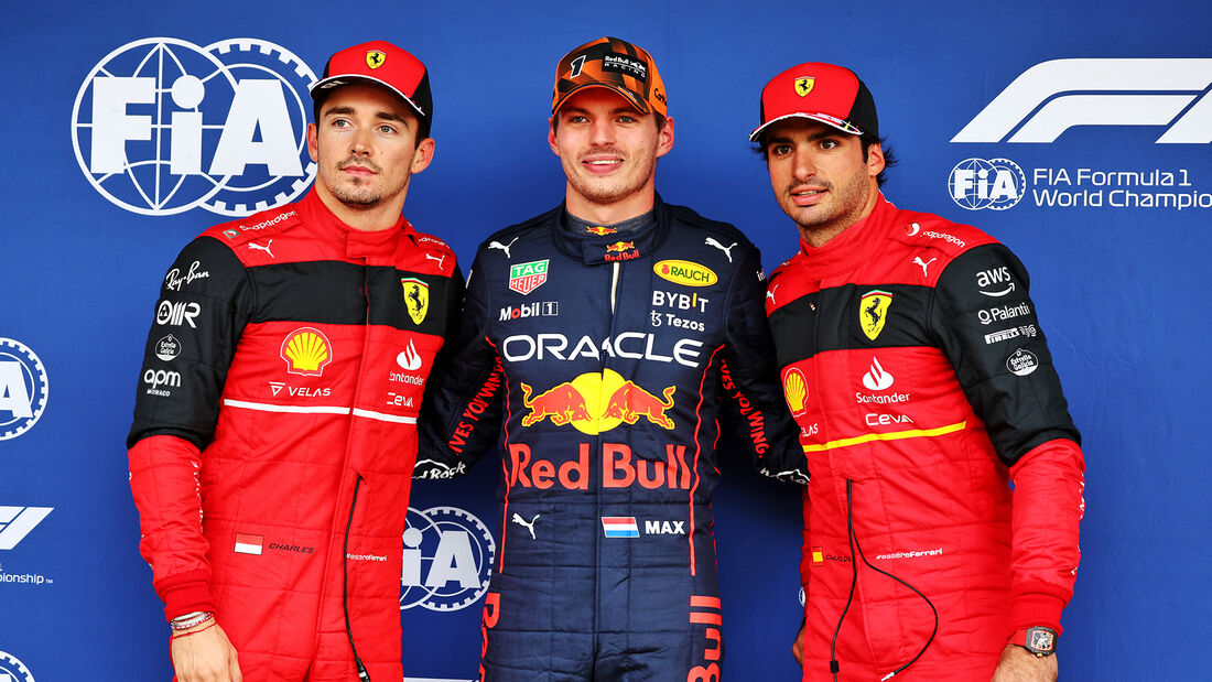 Leclerc - Verstappen - Sainz - Formel 1 - GP Japan - Suzuka - Samstag - 8.10.2022