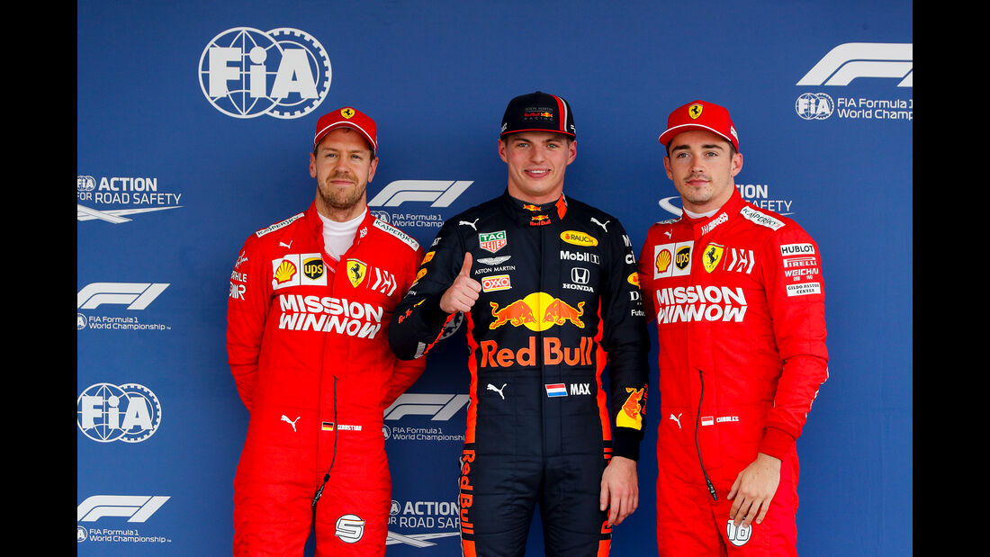 Leclerc, Verstappen & Vettel - Formel 1 - GP Mexiko - 26. Oktober 2019