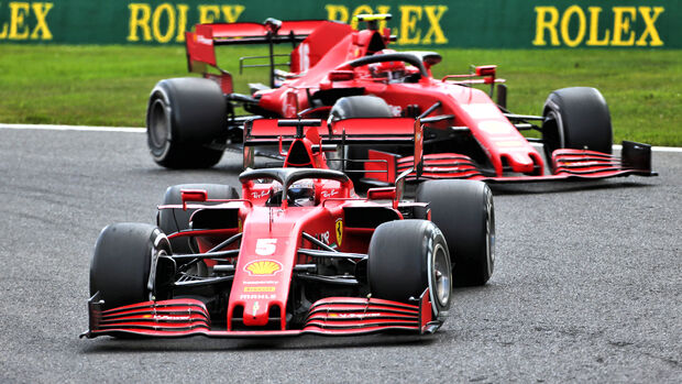 Leclerc & Vettel - Ferrari - GP Belgien 2020