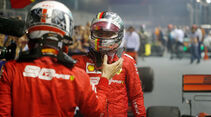 Leclerc - Vettel - Ferrari - GP Singapur 2019 - Rennen 