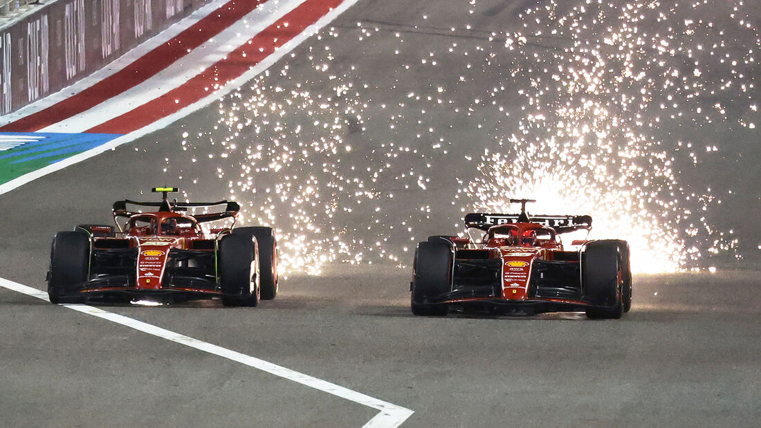 Leclerc vs. Sainz - Ferrari- Formel 1 - GP Bahrain 2024