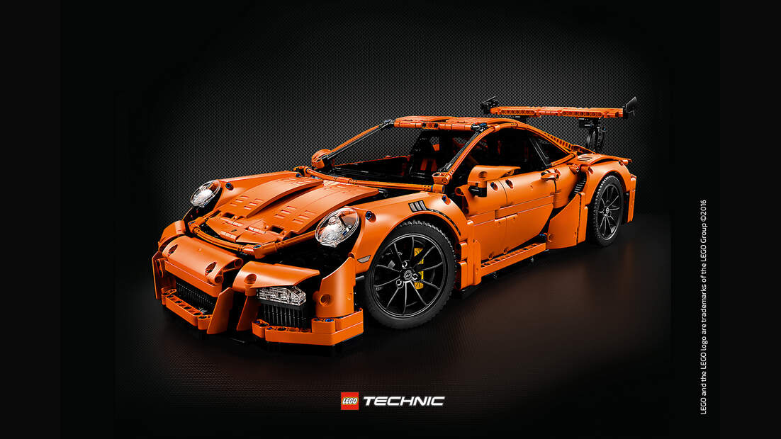 Porsche 911 GT3 RS als Lego Bausatz Sportwagen aus 2.704 Teilen AUTO MOTOR UND SPORT