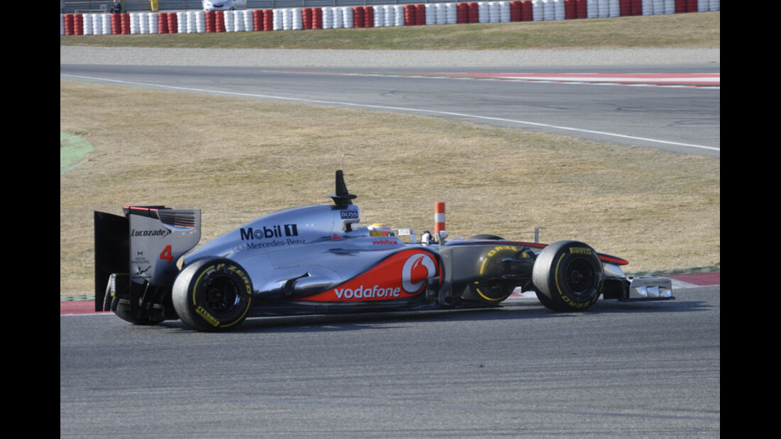 Lewis Hamilton Barcelona F1-Test 2012