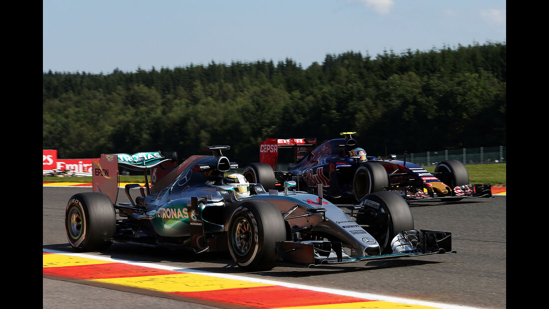 Lewis Hamilton & Carlos Sainz - Formel 1 - GP Belgien - Spa-Francorchamps - 21. August 2015