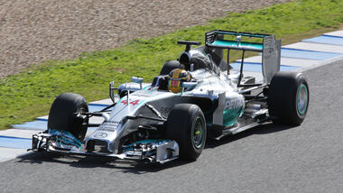 Lewis Hamilton - DRS - Jerez 2014