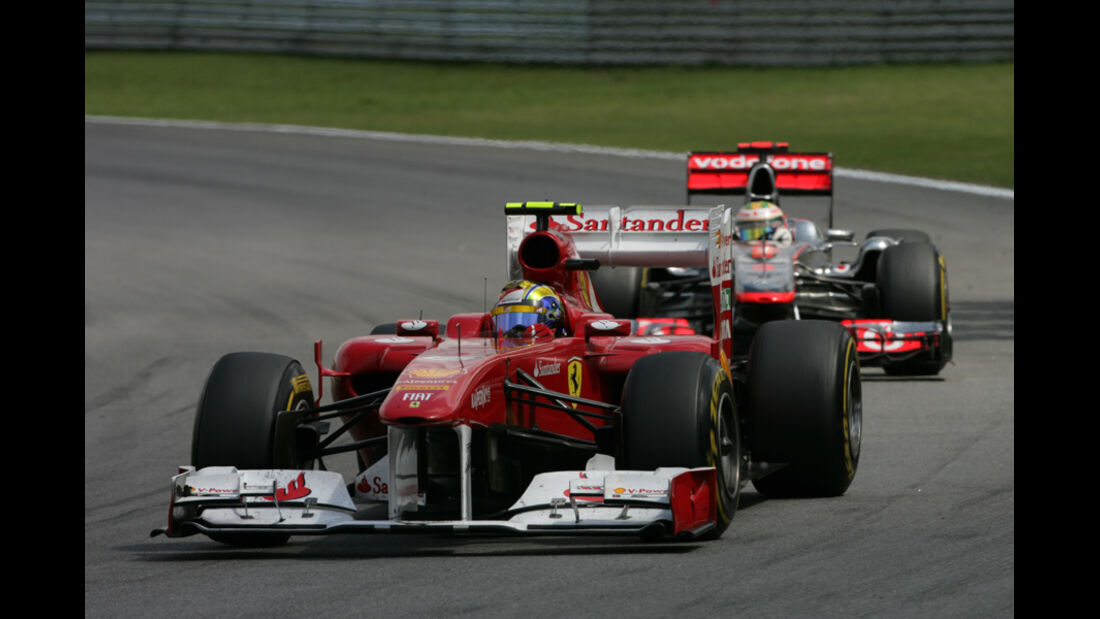 Lewis Hamilton, Felipe Massa