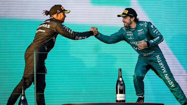 Lewis Hamilton & Fernando Alonso - GP Australien - Bilder des Jahres 2023