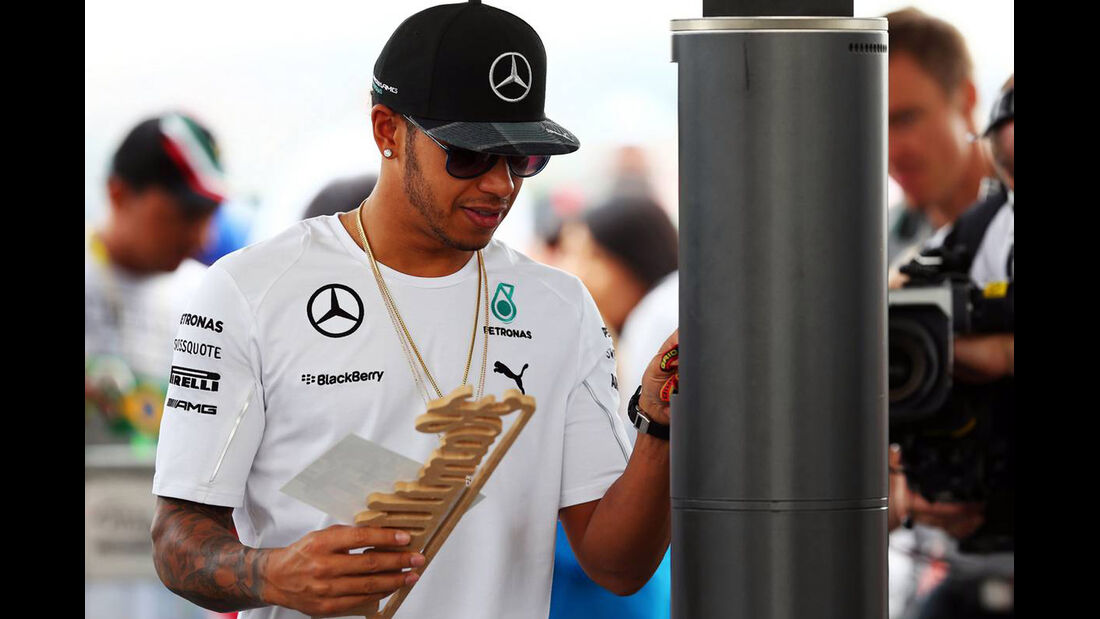Lewis Hamilton - Formel 1 - GP Brasilien - 8. November 2014