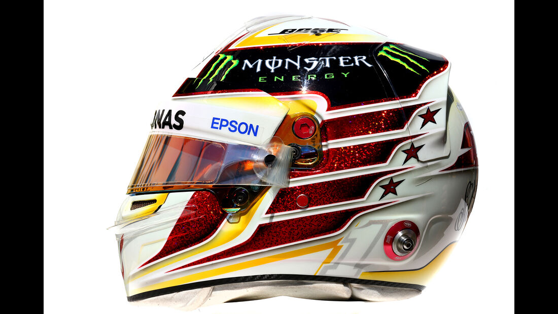 Lewis Hamilton - Formel 1 - Helm - 2016