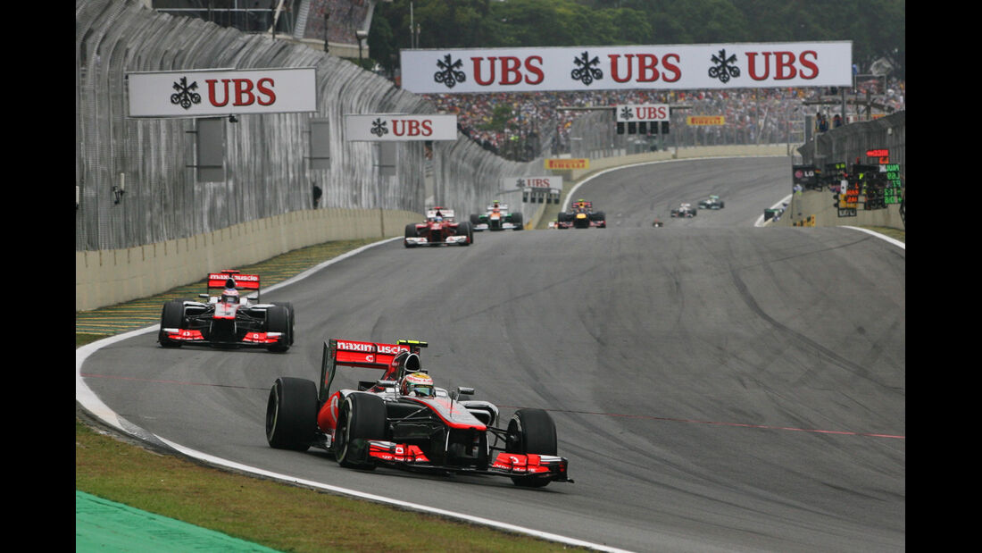 Lewis Hamilton GP Brasilien 2012
