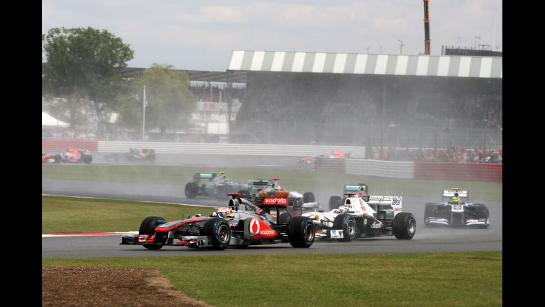 Lewis Hamilton GP England 2011 Rennen
