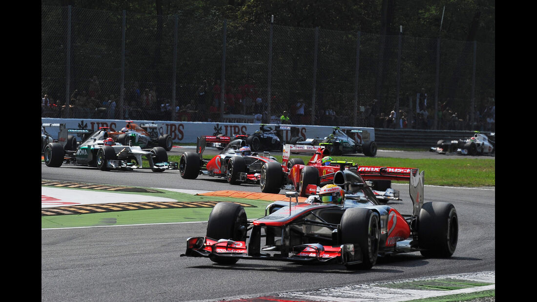Lewis Hamilton GP Italien 2012
